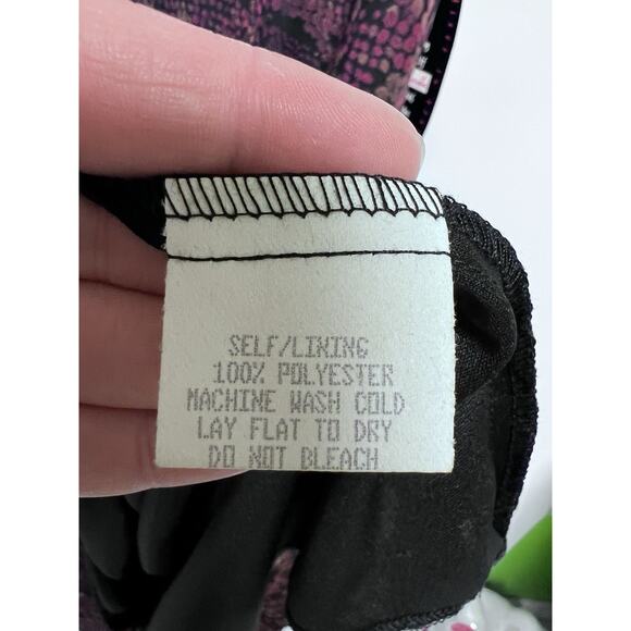 Vintage Midi Dress Womens 16W Deadstock Forest Fairy 90s Grunge Whimsy Sheer - Picture 8 of 16